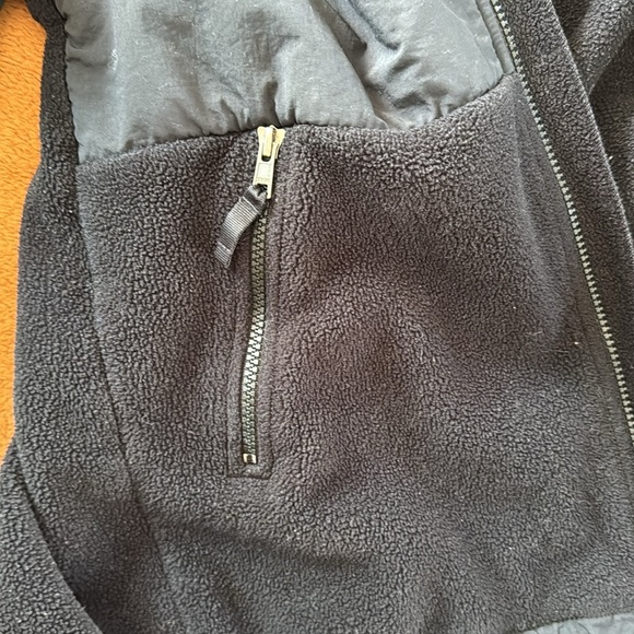 NORTH FACE BLACK Women’s small fleece Sherpa zip up jacket with pockets - Picture 8 of 12